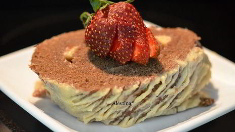 рулет шоколадный с арахисовой пастой