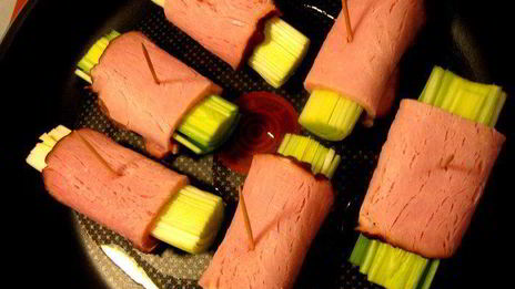 рулетики-букетики под сыром джюгас