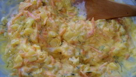 рулетики из кабачков с морковной начинкой