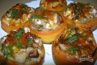 Рулетики из моркови Фуршетные