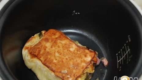 слоеный рулет с ветчиной и сыром