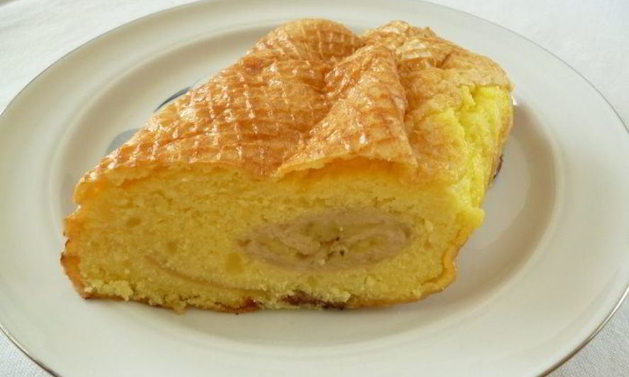 Рецепт творожного рулета в вафельных коржах