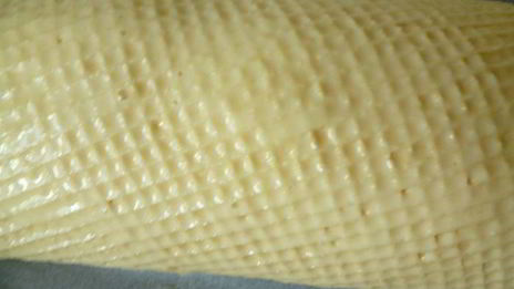 творожный рулет в вафельных коржах