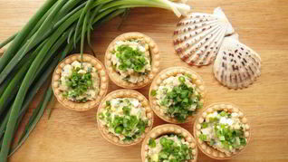 Салат-закуска из печени трески