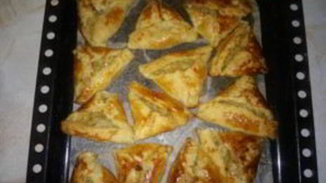 самса из покупного слоеного теста