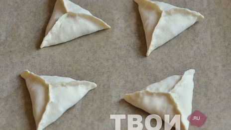 самса из слоеного теста