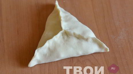 самса из слоеного теста