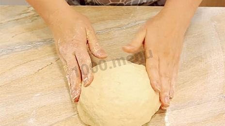 самса с фаршем из слоеного теста