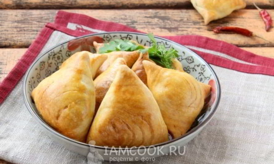 Рецепт самсы с картофелем и сыром