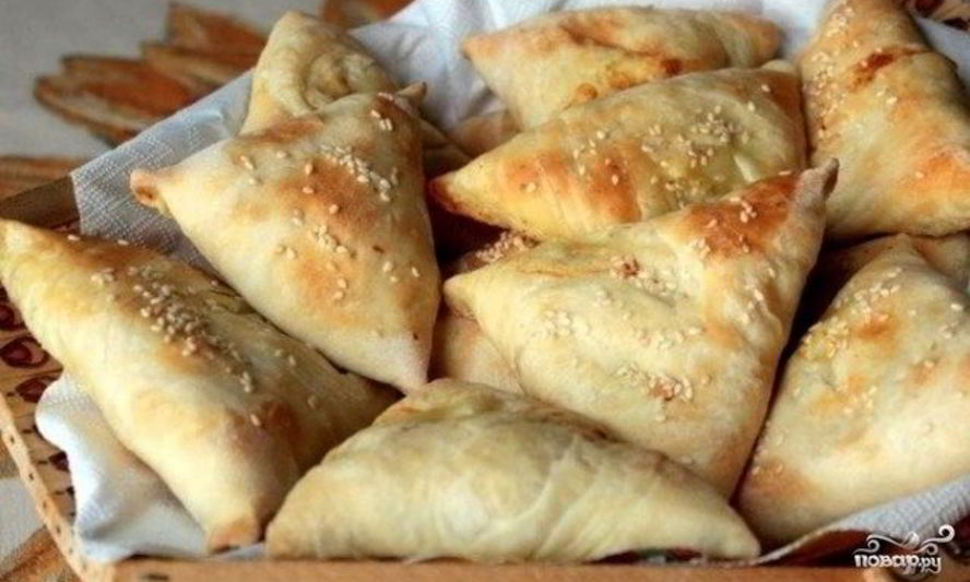 Рецепт самсы с курицей и сыром