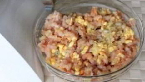 самса с курицей и сыром