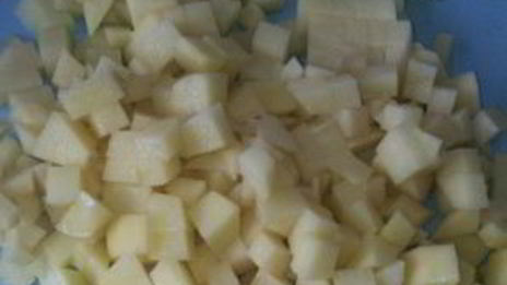 самса с мясом и картошкой