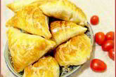 Самса с мясом и помидорами