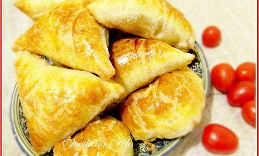 Рецепт самсы с мясом и помидорами