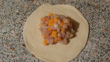 самса с мясом и тыквой