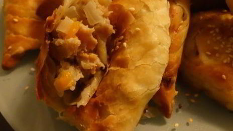 самса с мясом и тыквой