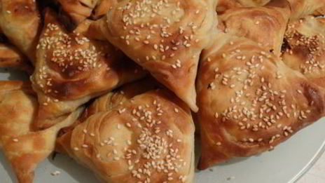 самса с мясом и тыквой