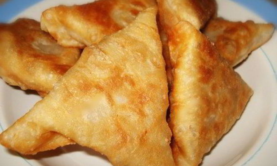 Рецепт слоеной самсы с сочным мясом