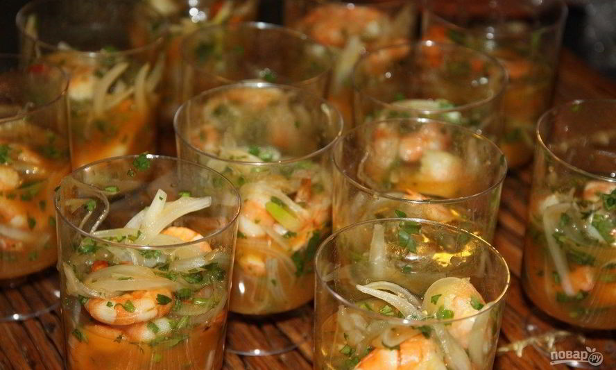 Рецепт севиче из креветок