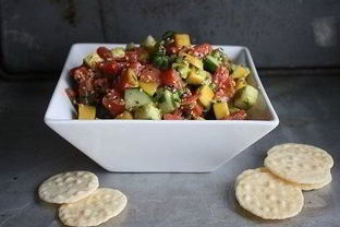 Севиче из слабосоленого лосося