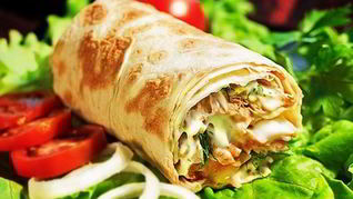 Домашняя шаурма с корейской морковью