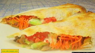 Домашняя шаурма в лаваше