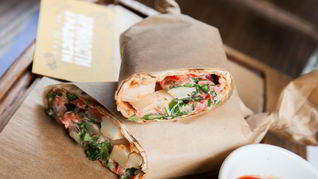 Овощная шаурма