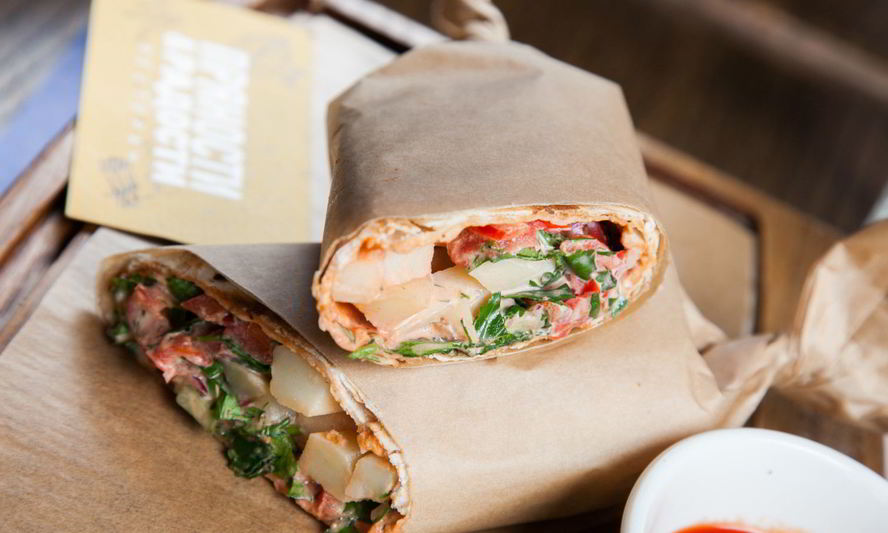 Рецепт овощной шаурмы