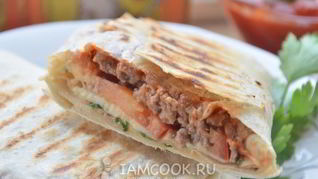 Шаурма с фаршем
