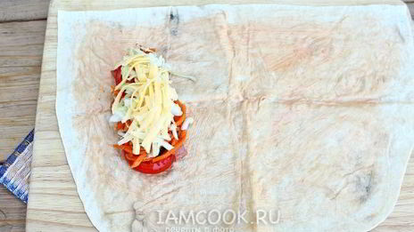 шаурма с колбасой