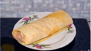 Шаурма с морковкой по-корейски