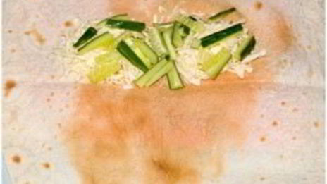 шаурма с морковкой по-корейски