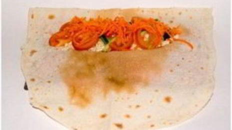 шаурма с морковкой по-корейски