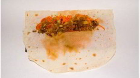 шаурма с морковкой по-корейски