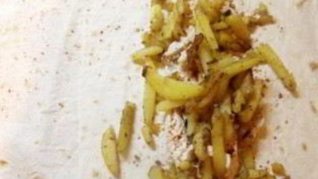 шаурма с овощами