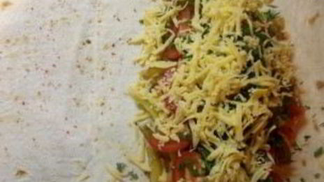 шаурма с овощами