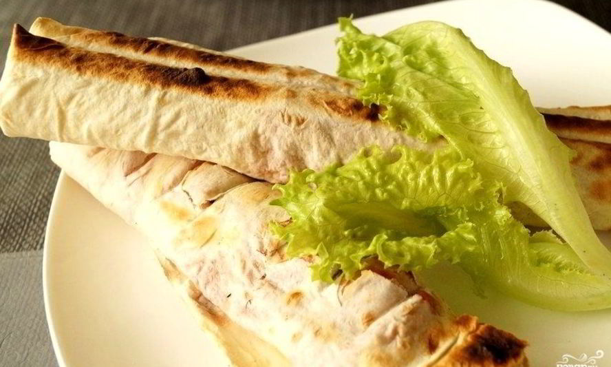 Рецепт шаурмы с сосиской