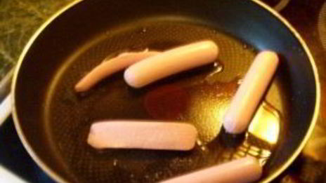 шаурма с сосиской