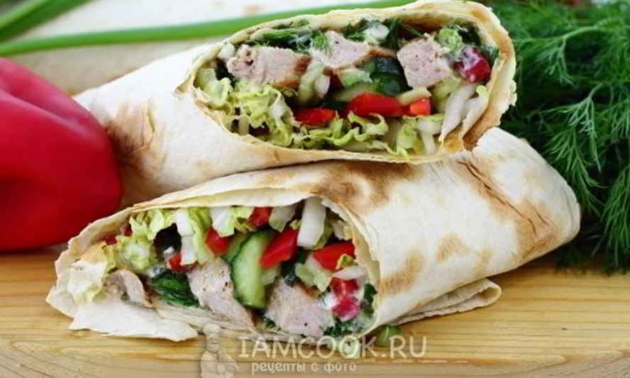 Рецепт шаурмы со свининой
