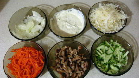 шаурма в лаваше