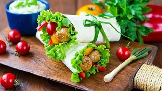 Шаурма вегетарианская