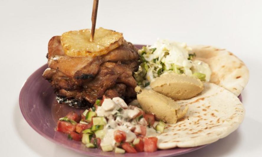 Рецепт шавермы с курицей и ананасом