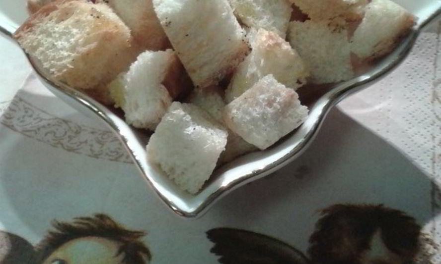 Рецепт чесночных сухариков