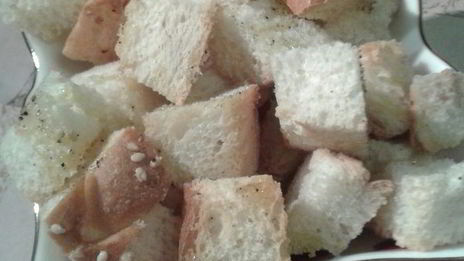 чесночные сухарики