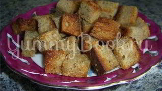 Сухарики с чесноком