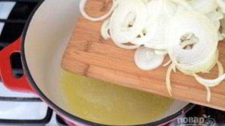 сэндвич с карамелизированным луком