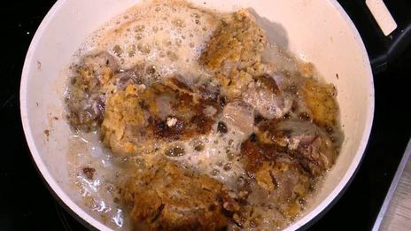 сэндвич с куриной печенью