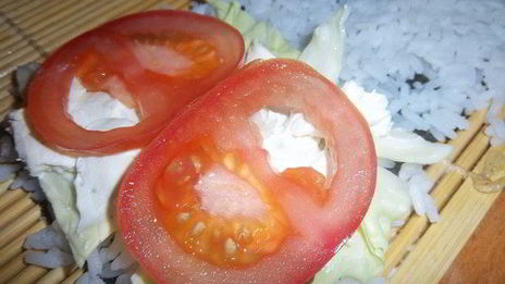 сэндвич с лососем