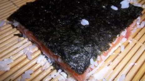 сэндвич с лососем