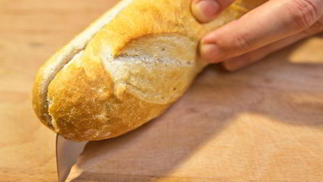 сэндвич с семгой и рукколой